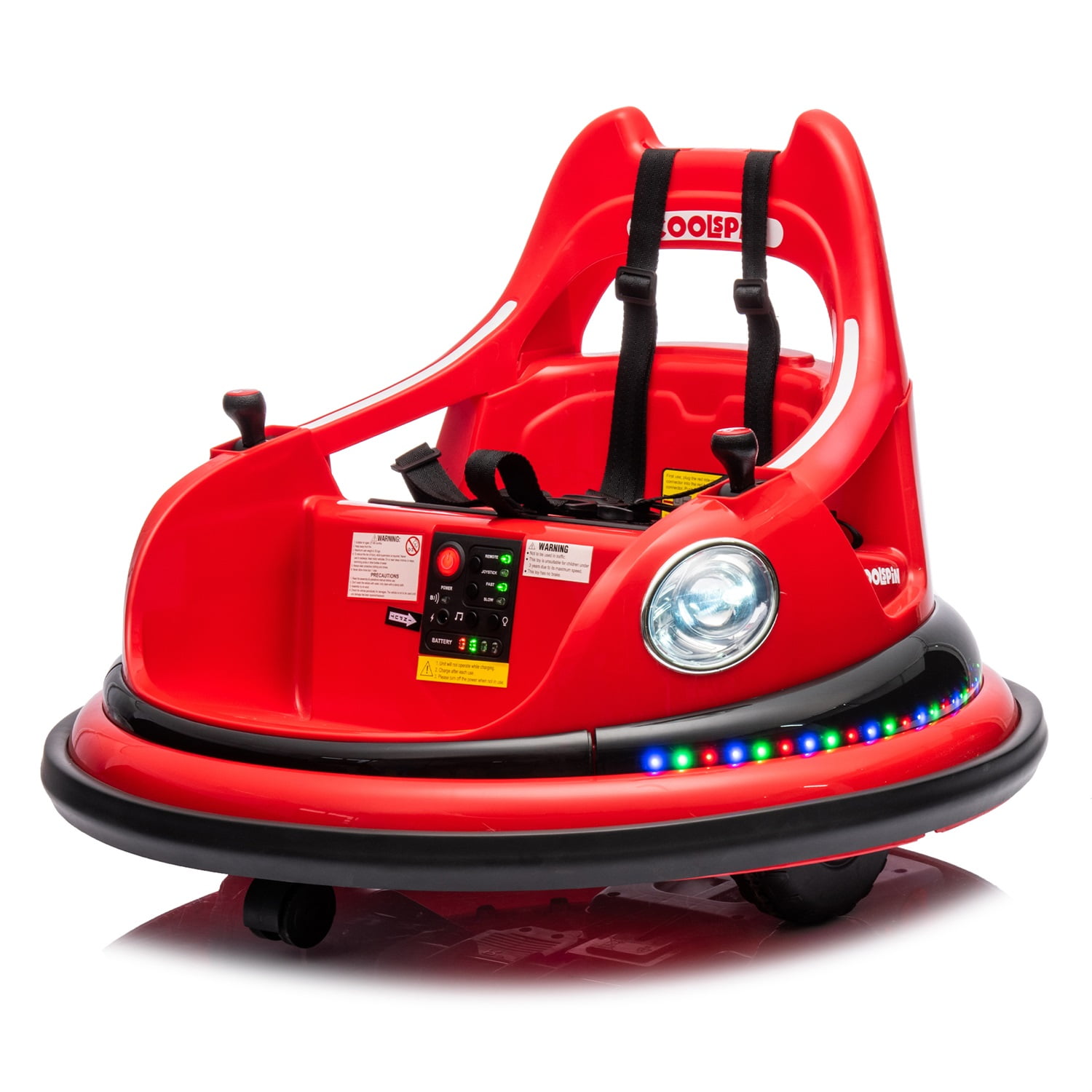 CIPACHO 12V Ride On Electric Bumper Car for Kids & Toddlers, Baby Bumping Toy Cars Gifts for 18 Months, Red CIPACHO 12V Ride On Electric Bumper Car for Kids & Toddlers, Baby Bumping Toy Cars Gifts for 18 Months, Red