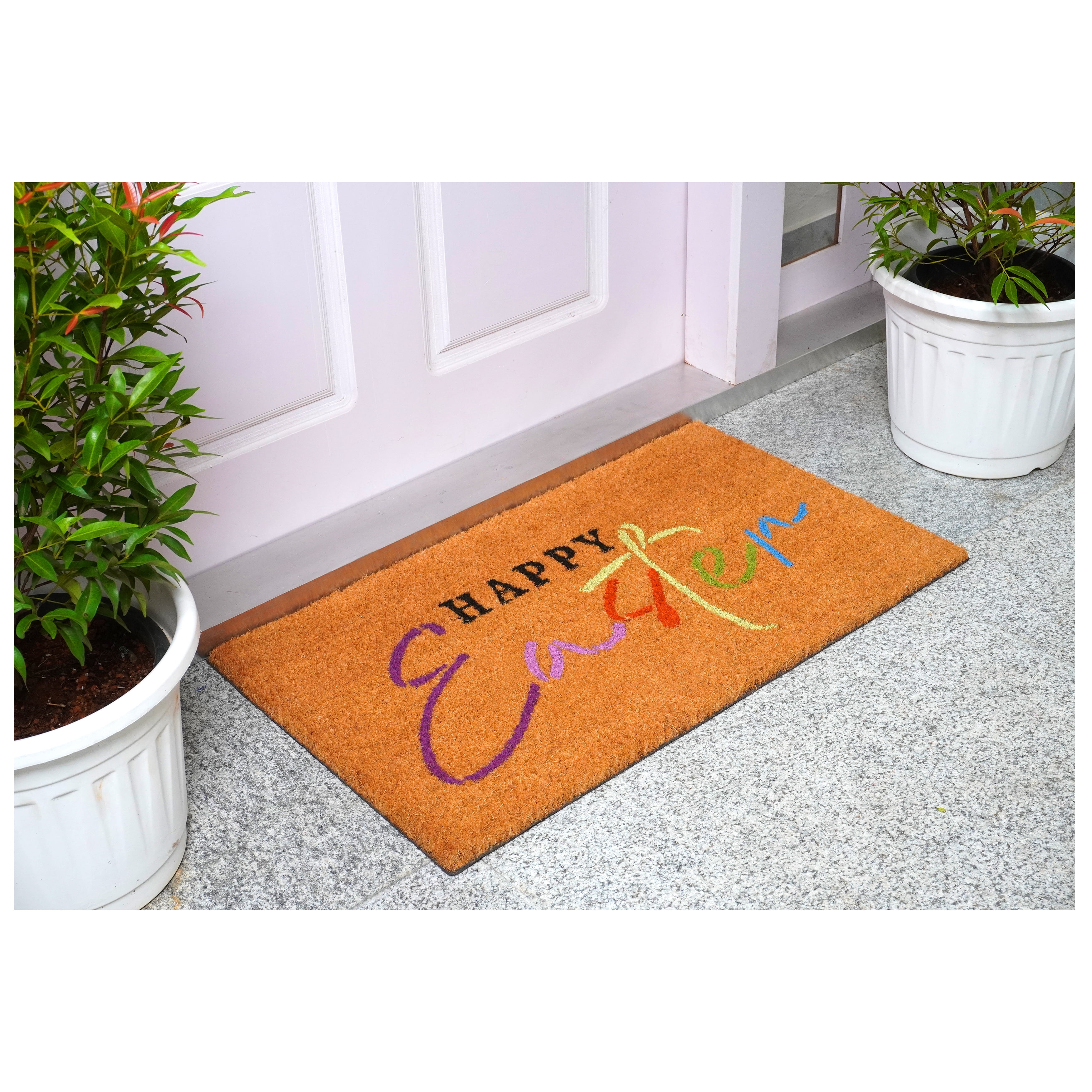 Calloway Mills 106641729 17 x 29 in. Easter Blessings Rectangular Doormat, Multi Color