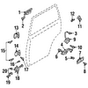 Genuine OE Isuzu Lock - 8972365073