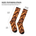 thumbnail image 2 of Lsque Peanuts2 Pattern Sport Compression Socks for Men & Women 15-20 mmHg Knee High Nurse Pregnant Running Medical and Travel Athletic, 2 of 6