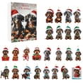 thumbnail image 1 of Adornos navideños 2D para el hogar Calendario de Adviento para las fiestas navideñas de 2025 Conjunto de gorros de Papá Noel para perros Edición conmemorativa Edición Hogar navideño, 1 of 7
