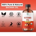 thumbnail image 3 of Organic Raw Batana Oil 100ML Premium Hair Growth Oil for Thicker, Stronger Hair - 100% Pure & Natural - Rich in Vitamin E & Omega-3 Dr. Sebi (Honduran Herbalist), 3 of 5