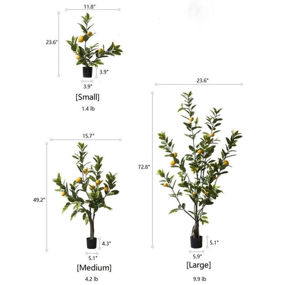 Artificial Lemon Tree
