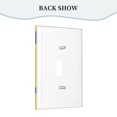 thumbnail image 4 of Panel de interruptores con marco romano de cuero simple para luces de conmutación de Rams Panel de pared Interruptor de luz simple, doble o con tirador, 4 of 8