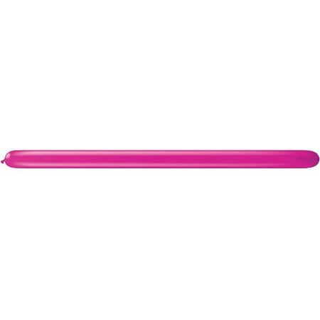 260Q Qualatex Jewel Magenta Latex Entertainer Balloons (100 Pack) - Party Supplies Decorations