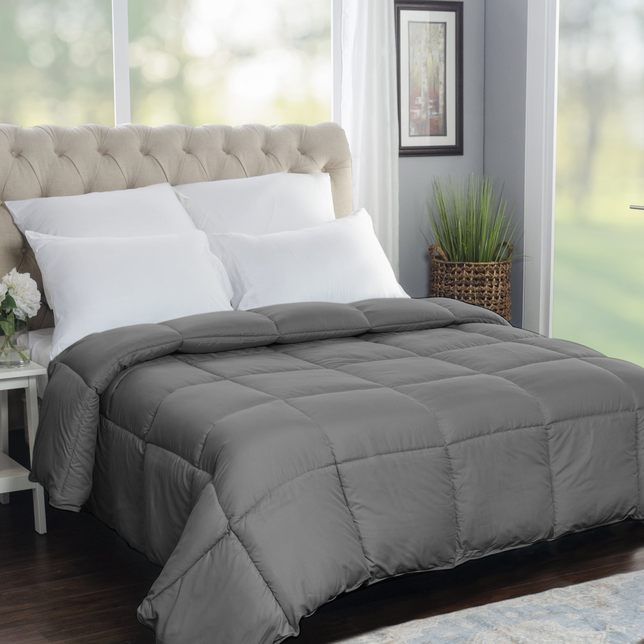 Superior Peck Oversized Down Alternative Reversible Comforter King