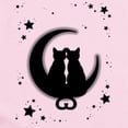 thumbnail image 2 of CafePress - Moon Cats Body Suit - Baby Light Bodysuit, Size Newborn - 24 Months, 2 of 4