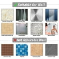 thumbnail image 7 of KAIYING Chrome Self Adhesive Handheld Shower Head Holder, Adjustable Angle RV & Bathroom Wand Holder, Universal ABS Black Shower Bracket, 7 of 7