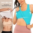 thumbnail image 4 of QRIC Tank Top for Women with Shelf Bra Racerback Workout Yoga Tops Undershirt for Summer (S-3XL), 4 of 6