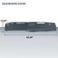 thumbnail image 4 of TPE Dash Cover Overlay Dashboard Fit For GMC Chevy Full Size Pickup 1981-1987/GMC Chevy SUV 1981-1991 Dark Blue, 4 of 10
