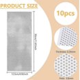thumbnail image 2 of 10pcs Custom Fursuit Eye Mesh 11.8x4.9inch White Pvc Printable Net 0.26mm Thick Waterproof Printable Mesh For Furries Cosplay Props Fursuits Craft Mak, 2 of 5