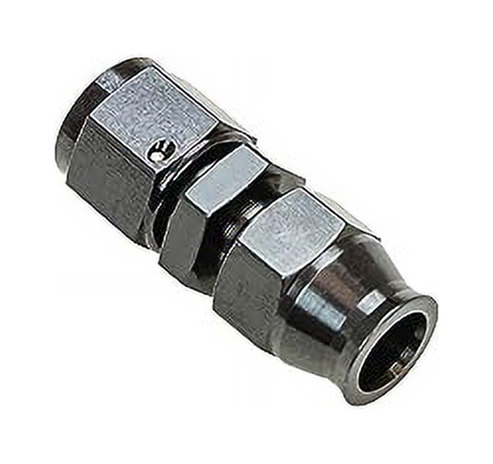 Moroso Aluminum Fitting Adapter 8AN Female to 1/2in Tube Compression - Black