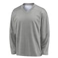 thumbnail image 6 of Zpanxa Kids Solid Color V Neck Long Sleeve Athletic T Shirt Moisture Wicking Performance Top Unisex, 6 of 9