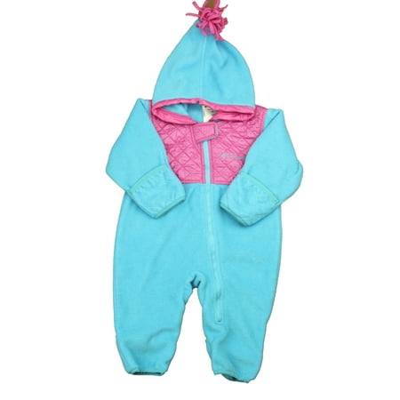 

Pre-owned Columbia Girls Turquoise | Pink Bunting size: 12 Months