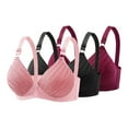 thumbnail image 2 of Women'S C Cup Wirefree Bra Soft & Breathable Everyday Comfort 3-Pack 36, 2 of 6
