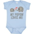 thumbnail image 3 of Inktastic My Papaw Loves Me Grandchild Boys or Girls Baby Bodysuit, 3 of 5