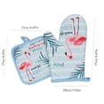 thumbnail image 3 of Flamenco espesante hornear guantes de resistencia a golpes almohadillas para horno microondas estera aislante accesorios de cocina, 3 of 7