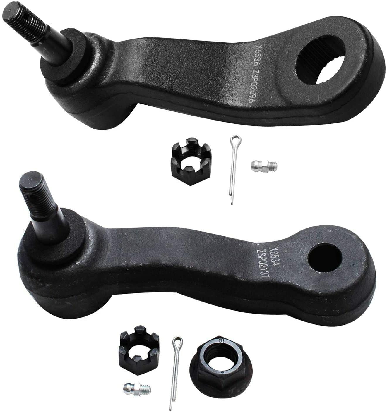 Detroit Axle - 12pc Front Ends Kit for Chevy Silverado Avalanche Tahoe GMC Sierra Yukon XL 1500 Cadillac Escalade ESV EXT, 4 Ball Joints 4 Tie Rods 2 Sway Bars 1 Idler 1 Pitman Arm Replacement