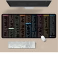 thumbnail image 1 of Pompotops TWS Mouse,Computer Mice TWS,TWS Mouse For Laptop,Slim Silent Rechargeable Mouse,800*300*3mm Quick Key Super Large -slip Keyboard Pad - with Office Software Shortcuts Pattern, 1 of 3