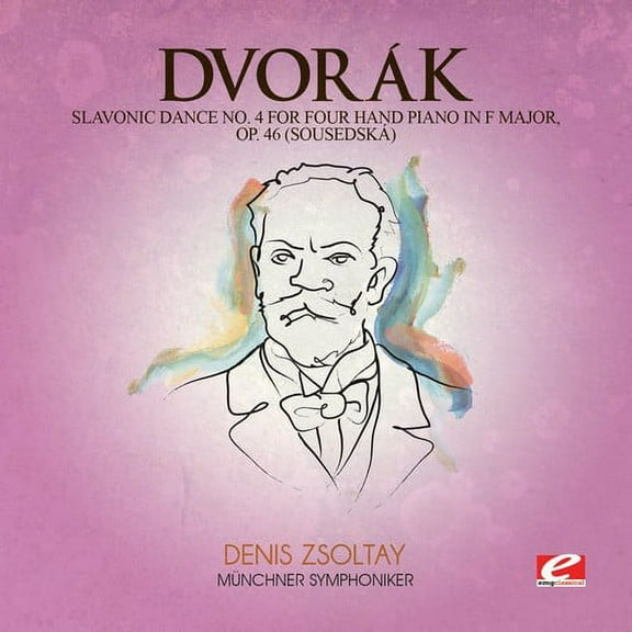 Dvorak - Slavonic Dance 4 Four Hand Piano F Maj 46 - Music & Performance - CD
