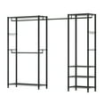 thumbnail image 1 of KFFKFF Clothing Garment Rack, Heavy Duty Clothes Rack, Freestanding Clothes Racks with Steel Frame, 800 lbs Load Capacity Closet Wardrobe with Storage Shelves, 1 of 8