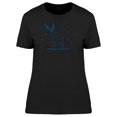 thumbnail image 1 of Deer On A Windy Day Tee Women's -Image by Shutterstock, 1 of 2