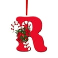 thumbnail image 2 of 26 Letter Ornaments Christmas Tree Decoration Personalized Christmas Letter Christmas Tree Hanging Pendant Xmas Alphabet Letters for Christmas Tree DIY Craft Christmas Ornaments, 2 of 2