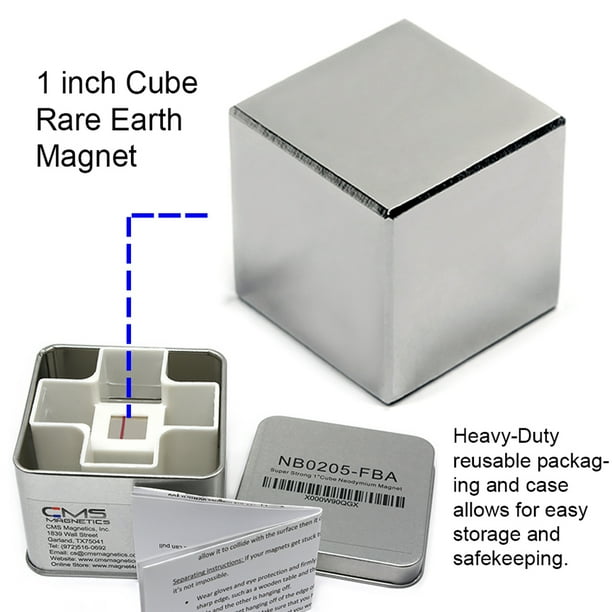 CMS 101lbs 1" Neodymium Cube