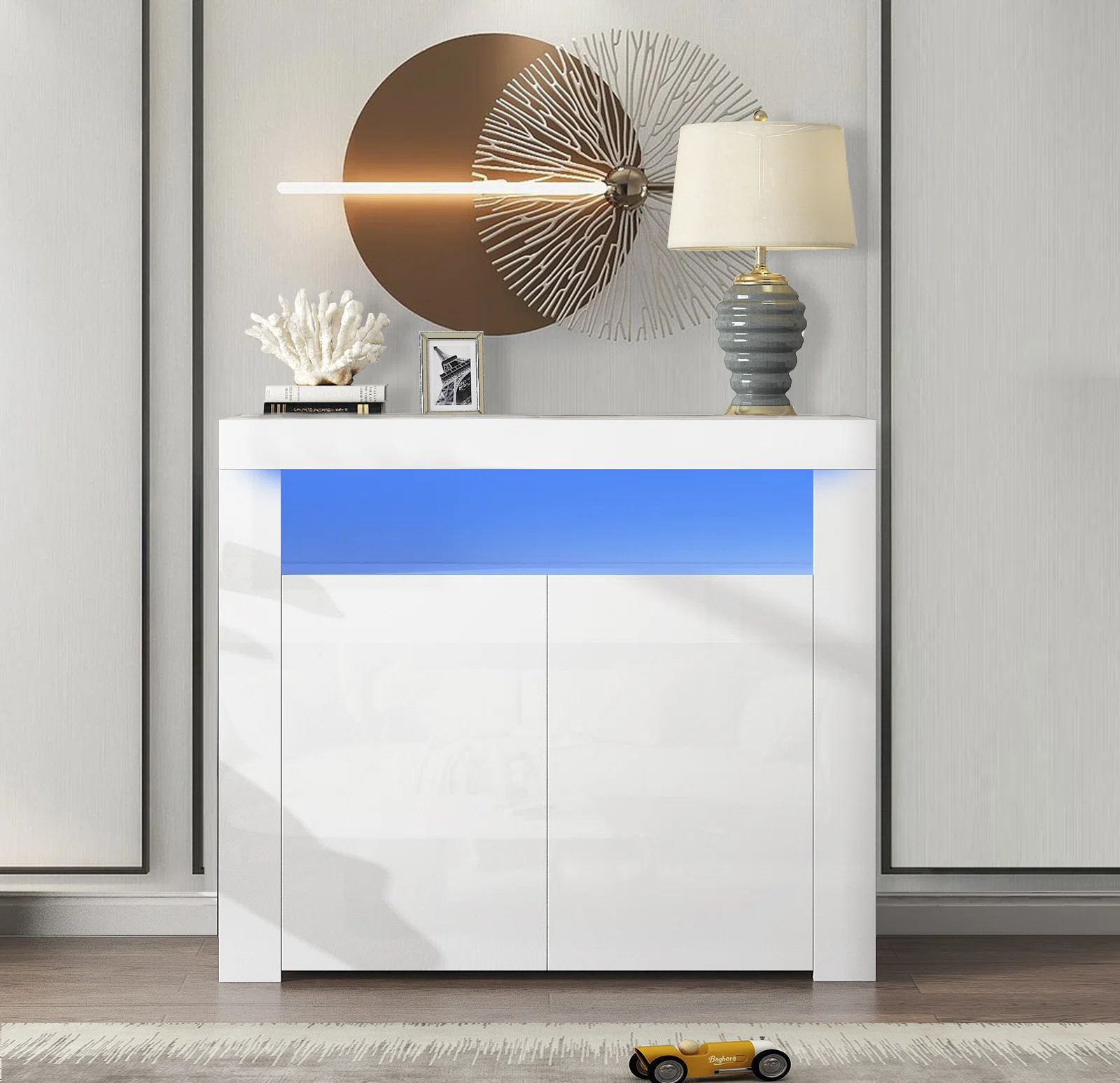 BTMWAY Sideboard Storage Clearance, New Upgraded Kitchen Buffet