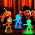 thumbnail image 6 of 3D-Printed Halloween Glow-in-the-Dark Zombie Pumpkin Man Ornament Features Color-Changing Effects, Perfect for Creating a Spooky Atmosphere and Can Be Displayed in a Variety of Shapes, 6 of 6