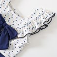 thumbnail image 6 of Gerichy Toddler Girl Swimsuit,Girls Bathing Suit Toddler Girls Short Sleeve Stripe Printing Beach Bathing Suit Girls Swimwear Swimsuit, 6 of 6