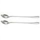 thumbnail image 1 of Nuevo 2 Pieza Cuchara de Café de Té de Acero Inoxidable de Manejar Largo Cuchara de Helado de CóCtel Cucharas Cubiertos Cabeza Puntiaguda, 1 of 5