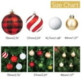 thumbnail image 4 of Every Day is Christmas Ornaments 35ct 70mm Christmas Ornaments, Shatterproof Christmas Tree Ornaments Set, Christmas Balls Decoration (Gold & Silver), 4 of 7