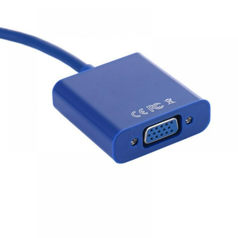 Hazel Tech USB To VGA Driverless Adapter USB Male 15-pin