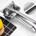 thumbnail image 4 of AMERTEER 1PC Stainless Steel Manual Juicer Domestic Sugar Cane Juicer Mini Fruit Squeezer Lemon Extractor Tool Kitchen Use (Silver), 4 of 6