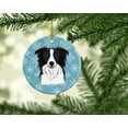 thumbnail image 2 of Snowflake Border Collie Ceramic Ornament, 2 of 3