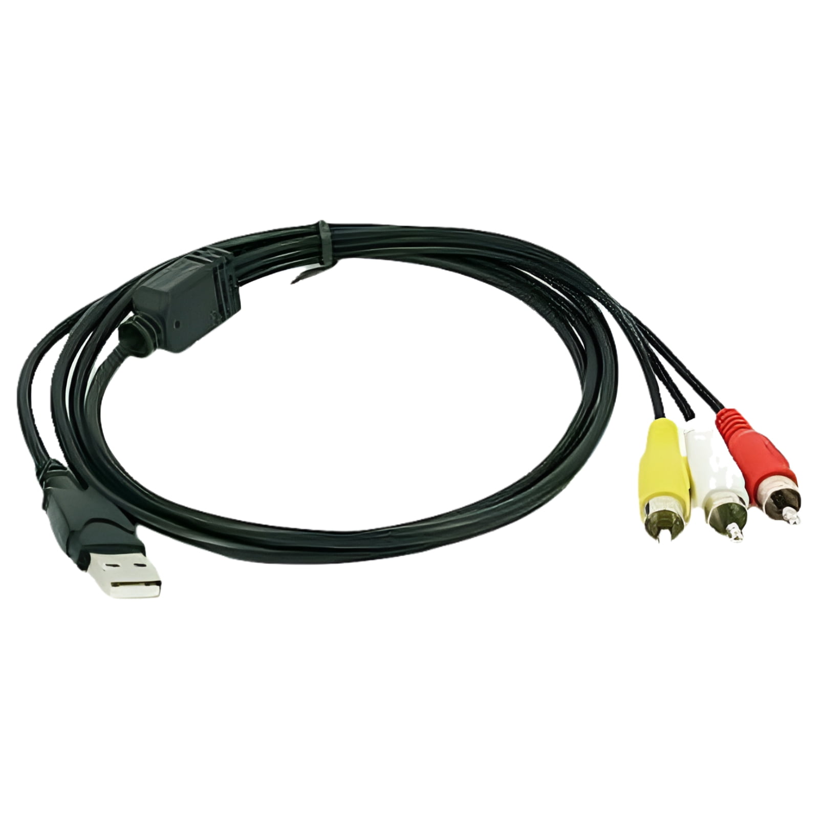 CyberTech® AV 3.5mm to 3-RCA 5ft Composite Cable, Audio/Video