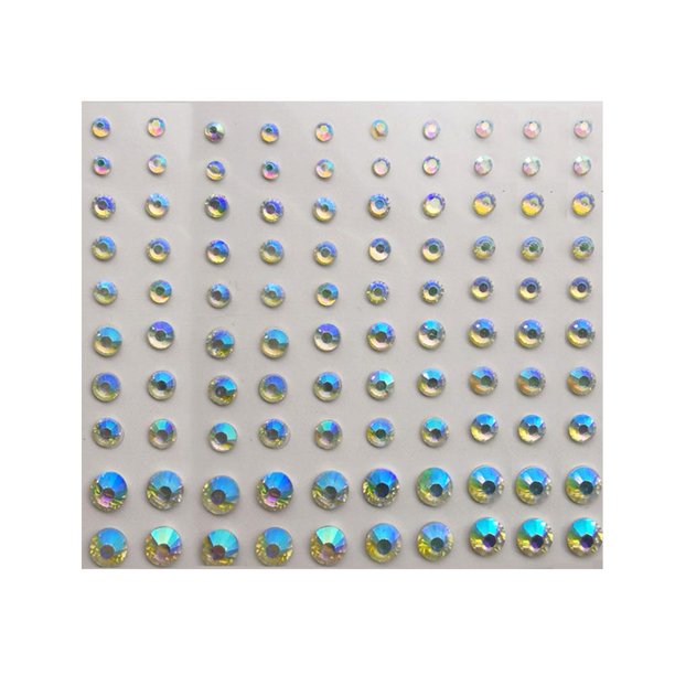 TQEHS Maquillaje de cejas para rostro, varios tamaños, perla, taladro para cejas, diamantes de imitación, decoración J2T3