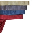 thumbnail image 3 of Satin Mens Sport Thongs Underwear Silky Sexy Man G String Thong Undie Multi-Pack, 3 of 4
