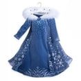 thumbnail image 5 of Disfraz de princesa Disney para niña, Reina de la nieve, Elsa, Anna, vestido de fiesta de cumpleaños, vestido de fantasía de Halloween, Cenicienta, Rapunzel, 5 of 5