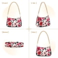 thumbnail image 7 of FORMRS Womens Shoulder Bag with Chain Strap Clutch Purse Cute Tote Handbag, Pink and Red Flowers, 7 of 7