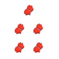 thumbnail image 1 of Guardurnaity 1 par de guantes para niños a prueba de congelación, cubiertas de manos para en exteriores, gris oscuro rojo 5piezas Guardurnaity CBP207065, 1 of 5