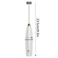 thumbnail image 2 of Rechargeable Double Whisk Milk Frother Handheld,Mini Foam Maker With Stand,Double Whisk Drink Mixer for Lattes,Cappuccino,Matcha and Hot Chocolate, 2 of 9