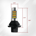 thumbnail image 5 of 2x Error Free 3157 Type-1 Switchback White-Amber Front Turn Signal LED Bulbs, 5 of 9