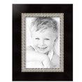 thumbnail image 2 of ArtToFrames 11" x 16" Espresso with Silver Lip Picture Frame, 11x16 inch Silver Wood Poster Frame (WOM-4951),  Pack, 2 of 7