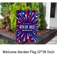 thumbnail image 3 of Newhomestyle 4th of July Garden Flag Patriotic Independence Day Double Sided Vertical Burlap Yard Flags Anti-Fade for Outdoor Decor Farmhouse Holiday Seasonal Outside Durable Decorations, 12x18 Inch, 3 of 6
