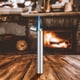 thumbnail image 4 of Encendedor recargable de metal con llama ajustable, mini cilindro de llama abierta con rueda de arena, encendedor de aerosol de alta temperatura con cierre de seguridad., 4 of 5