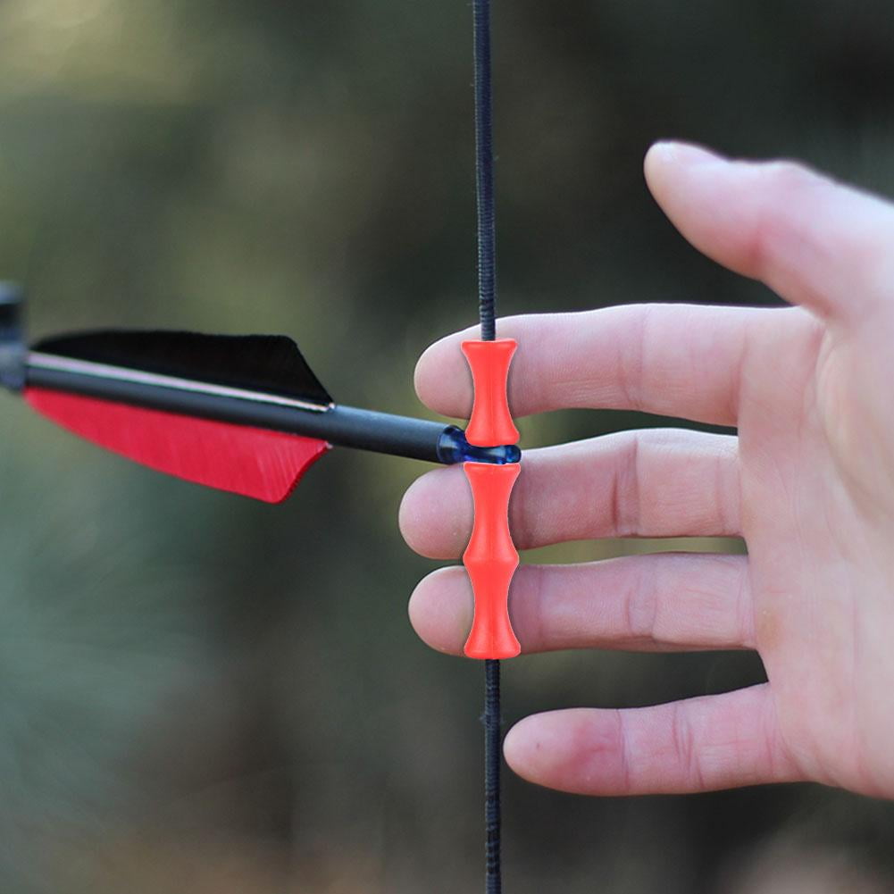 Bogenschießen Bowstring Finger Saver mit Pin Quickshot Guard Shooting Protective 