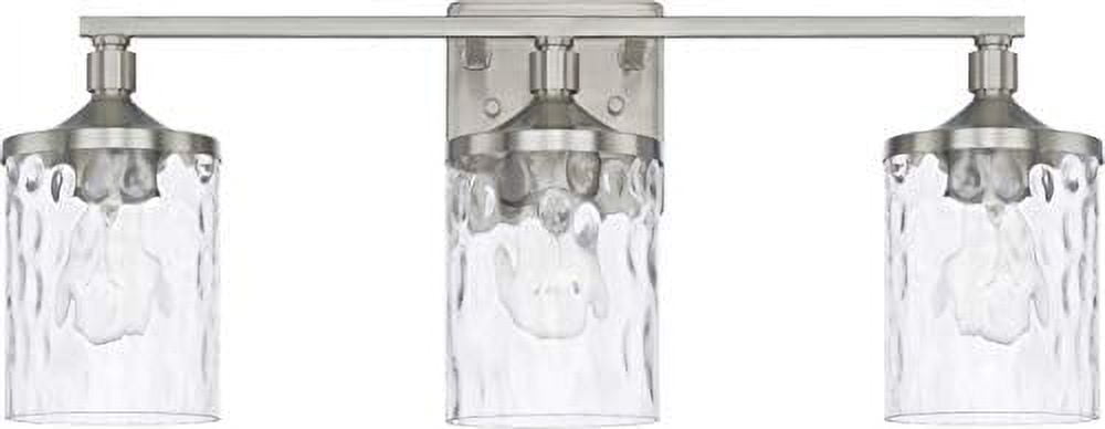 Capital Lighting 128831BN-451 Colton 3 Light 24" Wide Bathroom Vanity Light - Nickel