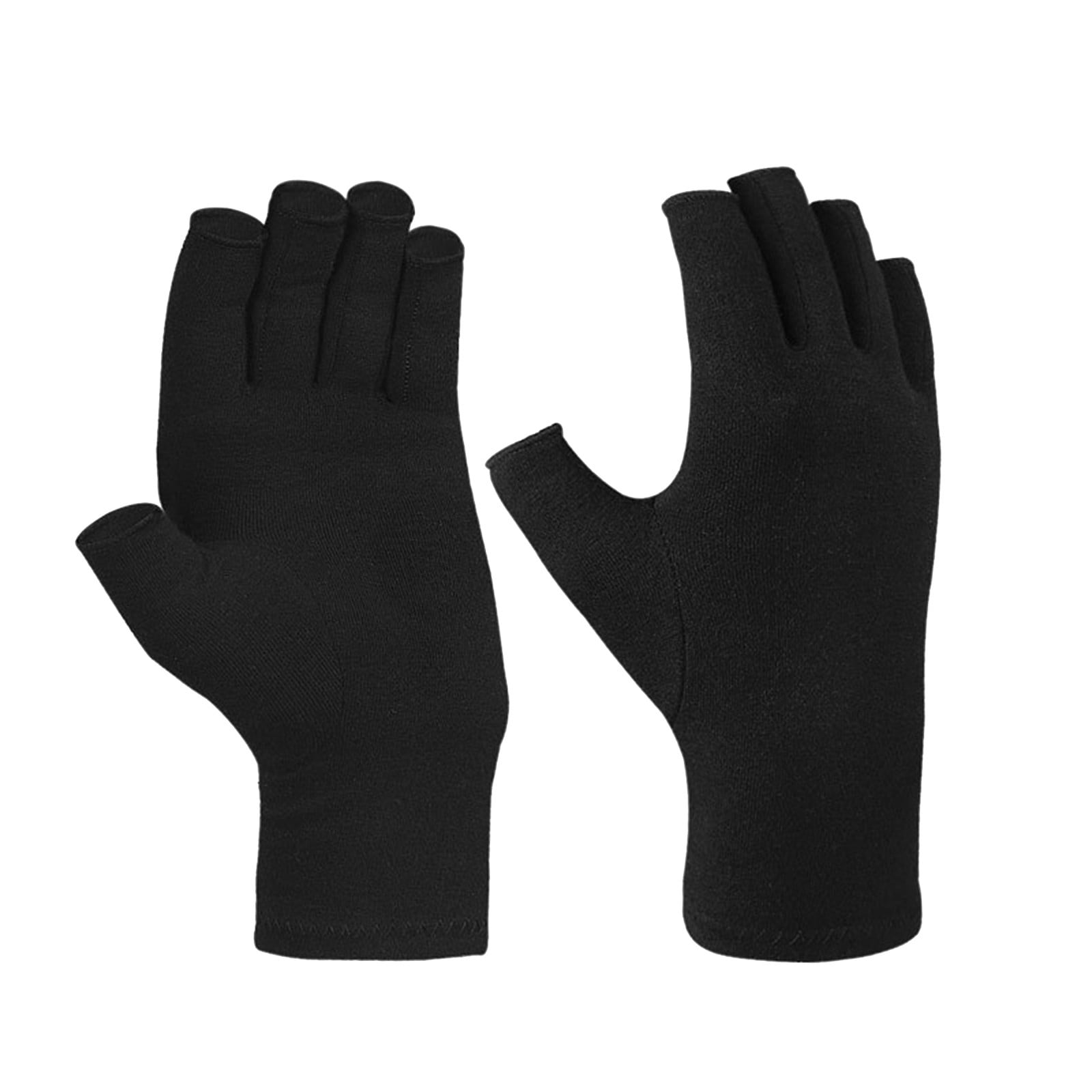Sehao Arthritis Compression Gloves Relieves From Rheumatoid Carpal Tunnel Hand Gloves Fingerless